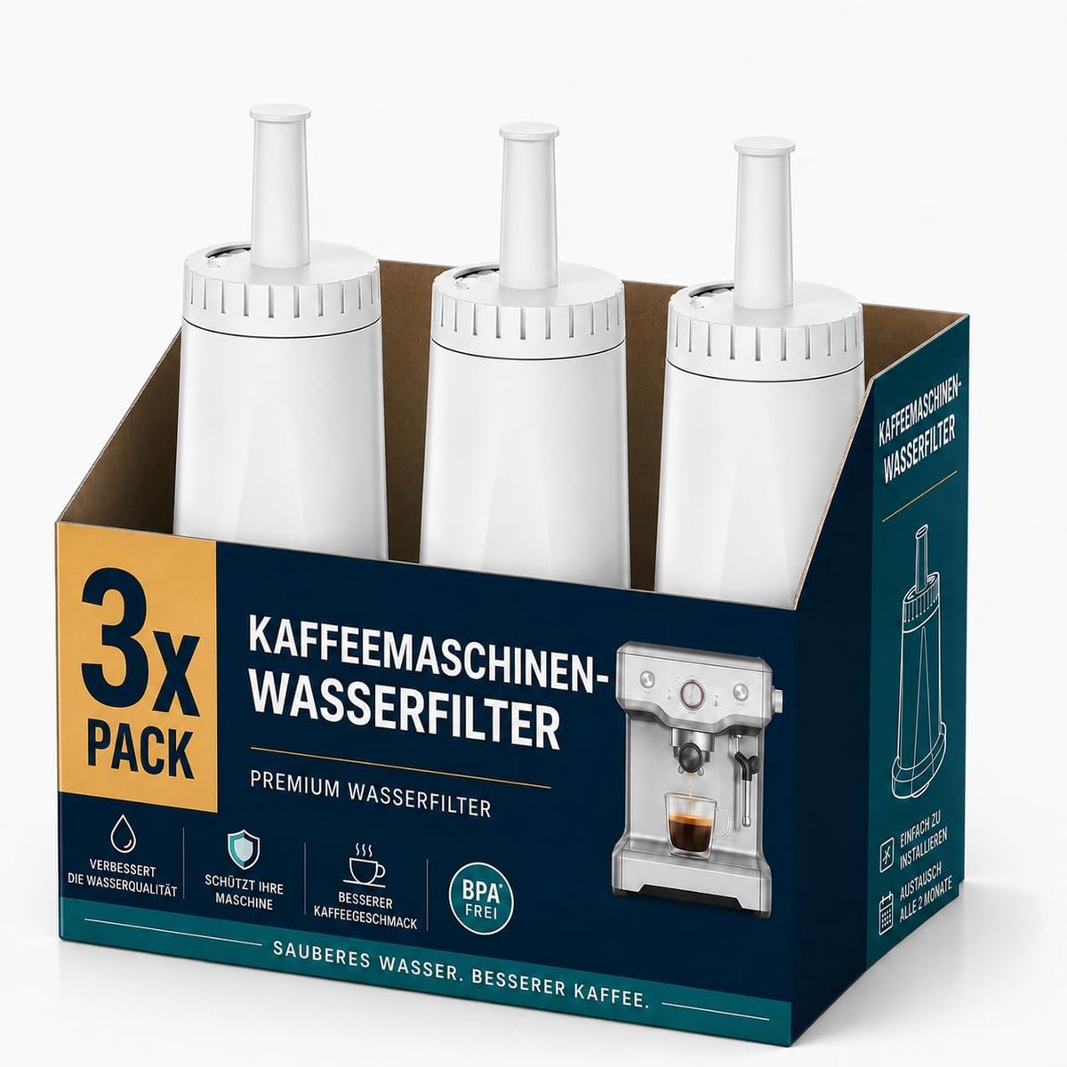 Waterfilter - Set van 3 - Geschikt voor Sage