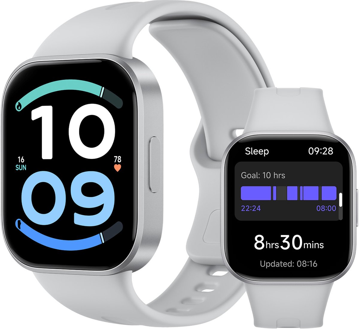 REDMI Watch 6 Active - 1,85" AMOLED - 1200 nits - Bluetooth®-oproepen - 140+ sportmodi - Matte Silver