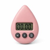 Douche Timer 5 Minuten Roze - Waterbesparend - Digitaal - Zandloper - Klok - Shower Timer - Wekker - Douchecoach - Douchetimer -