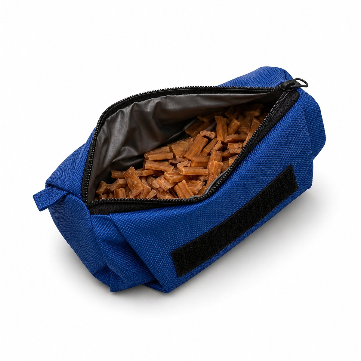 belviona Trainingsdummy hond, snackdummy met werpkoord & karabijnhaak, blauw