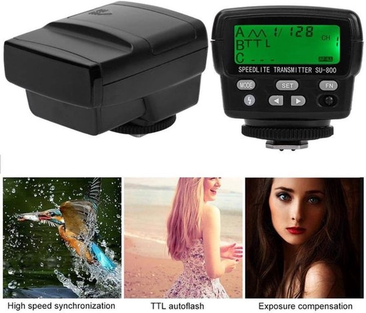 Draadloze Flitsbediening - I-TTL en Stroboscoop - Snel en Betrouwbaar - Compatibel met Nikon - Professionele Flitsoplossing - Geschikt voor...