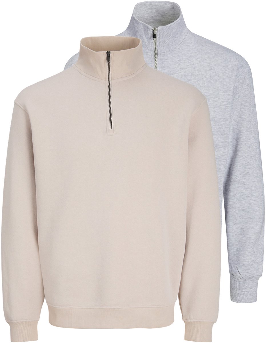 Jack & Jones Heren sweattroyer 2 pack Bradley