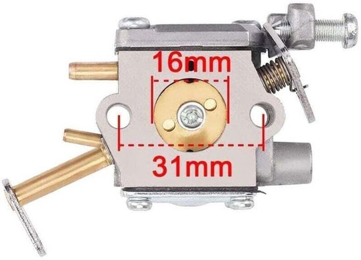 Geschikt geschikt voor WT-673 carburateursets, geschikt geschikt voor CSP 3314, XU, 33cc kettingzagen C1Q-H42, C1Q-601, UT-10532, UT-10926, RY74003D, 300981002.