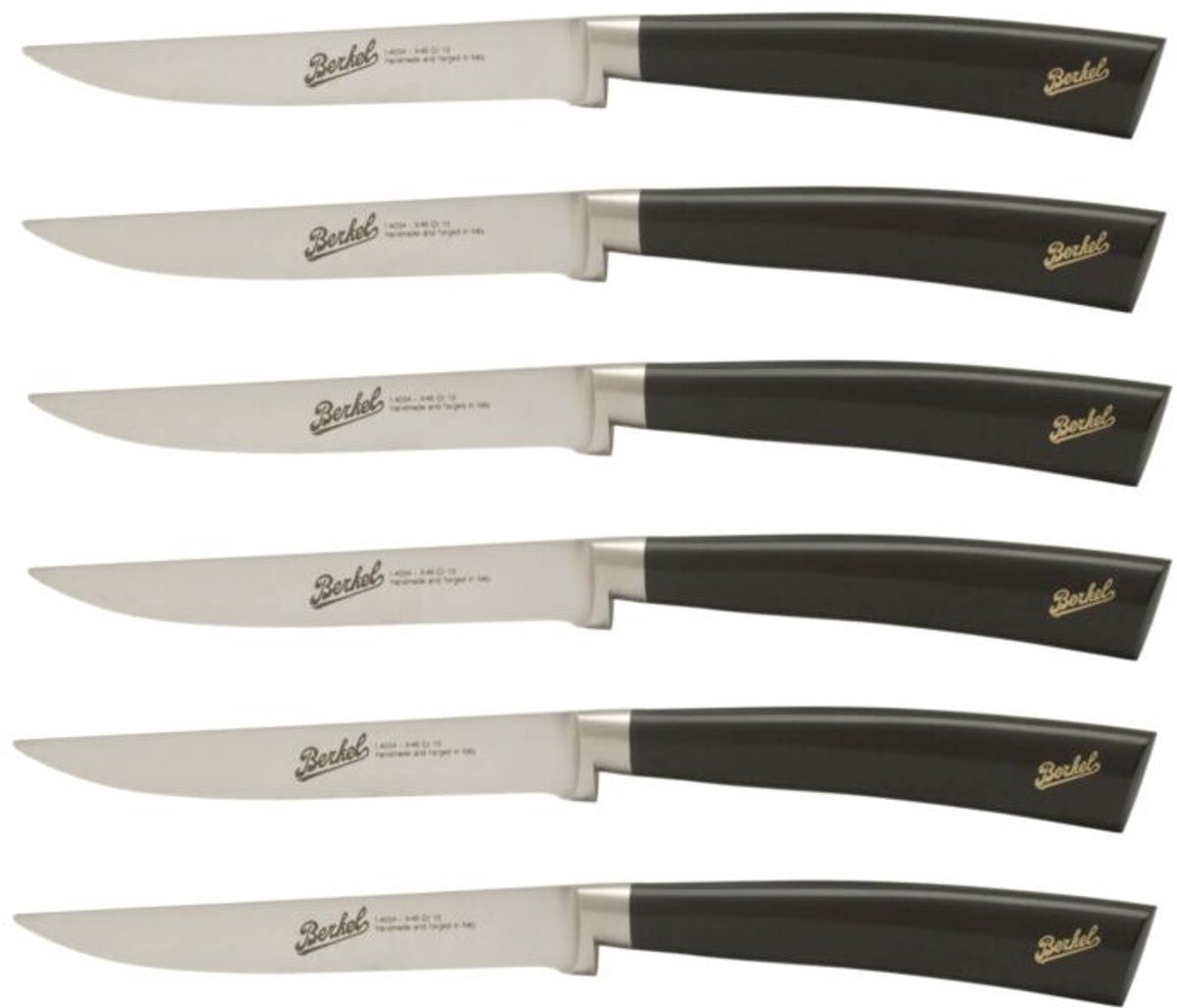 Berkel Elegance set/6 steakmes black
