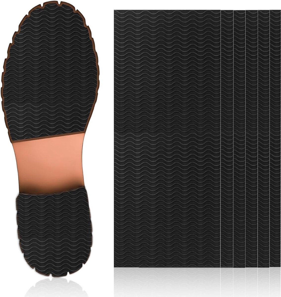 Schoenzolen Reparatieset - 6 Stuks Anti-Slip Zolen Pads voor Comfort en Duurzaamheid