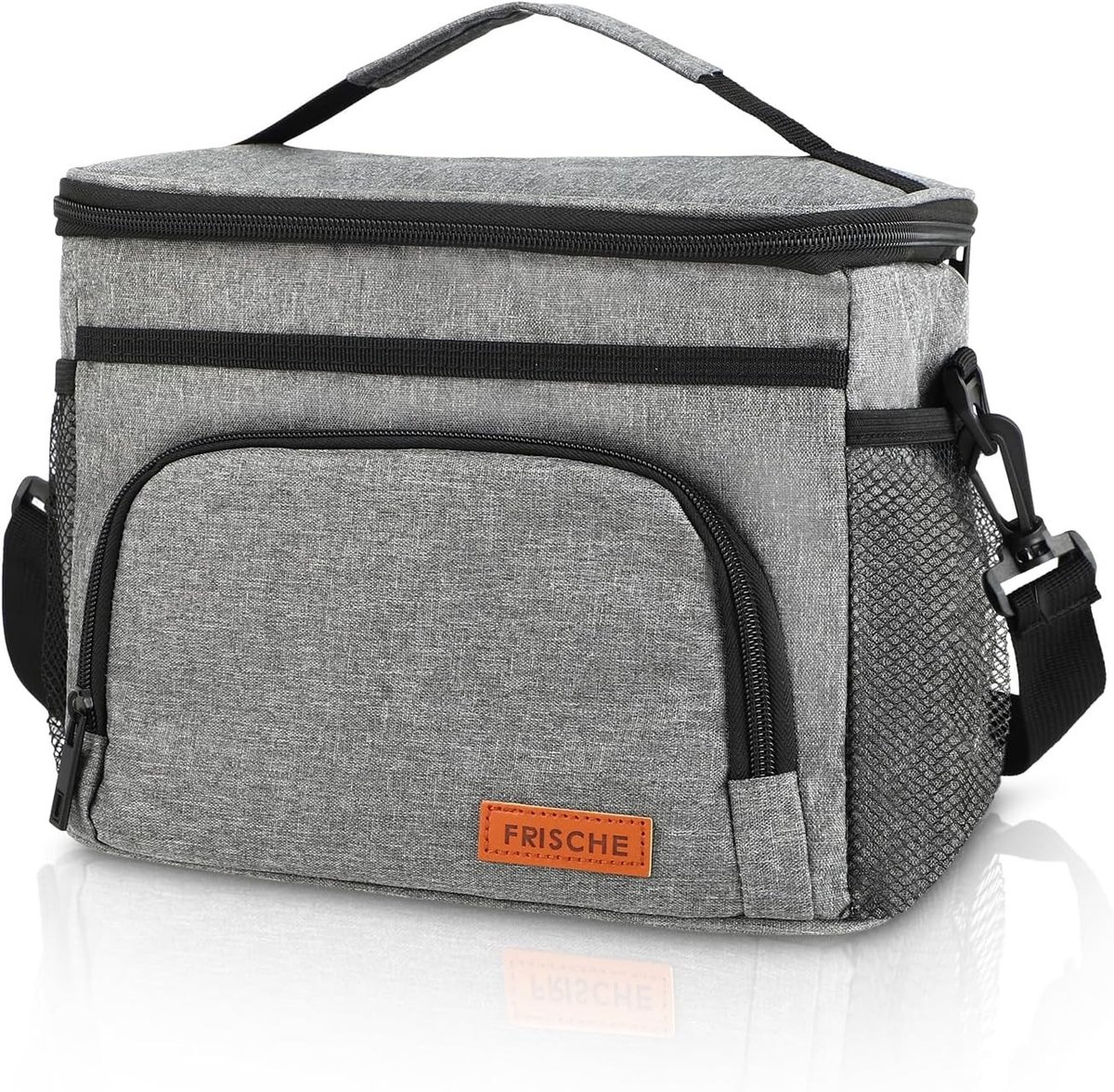 Koelbox voor Maaltijden 9L, Mini Geïsoleerde Lunchtas Compact en Licht, Perfect voor Werk, Reizen en Picknick, 26x17x20cm, Thermische Bewaring