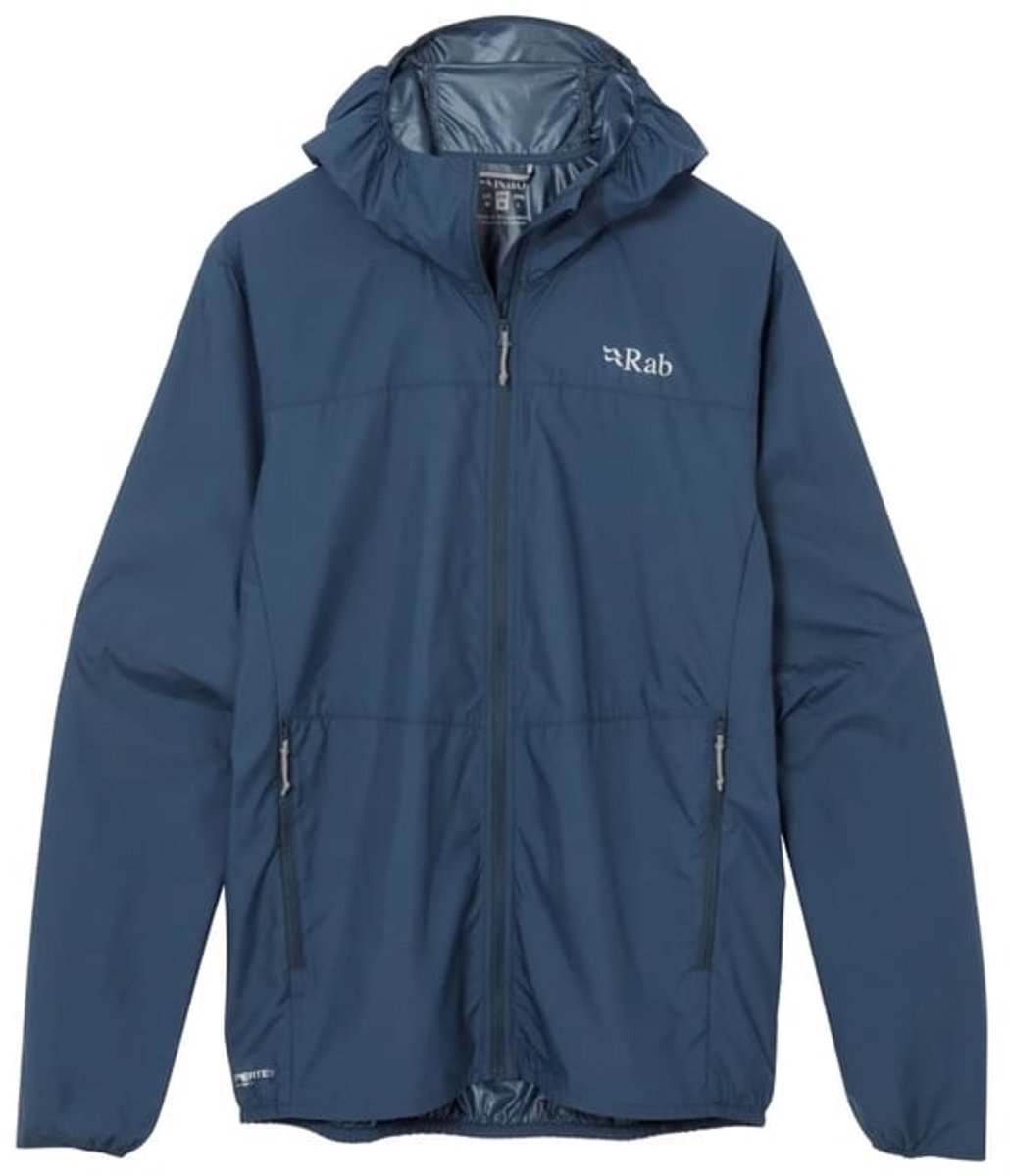 RAB Windgather Hoody Heren Blauw