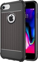 Cube cover geschikt voor Apple iPhone 7 Plus / 8 Plus Hoesje Zwart - Shockproof