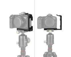 Extension L Beugel voor EOS R5/R6 met ARCA Type QR Plaat en Koud Schoen - 408, Ideaal voor Fotografie en Videografie