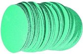 Les disques de RODAC vert 77mm - sans trous P80 (100 pièces)
