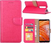 Xssive Hoesje voor Nokia 3.1 Plus - Book Case - Pink