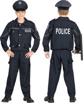 Widmann - Politie & Detective Kostuum - Politie Agent Rust In De Wijk - Jongen - Blauw - Maat 116 - Carnavalskleding - Verkleedkleding