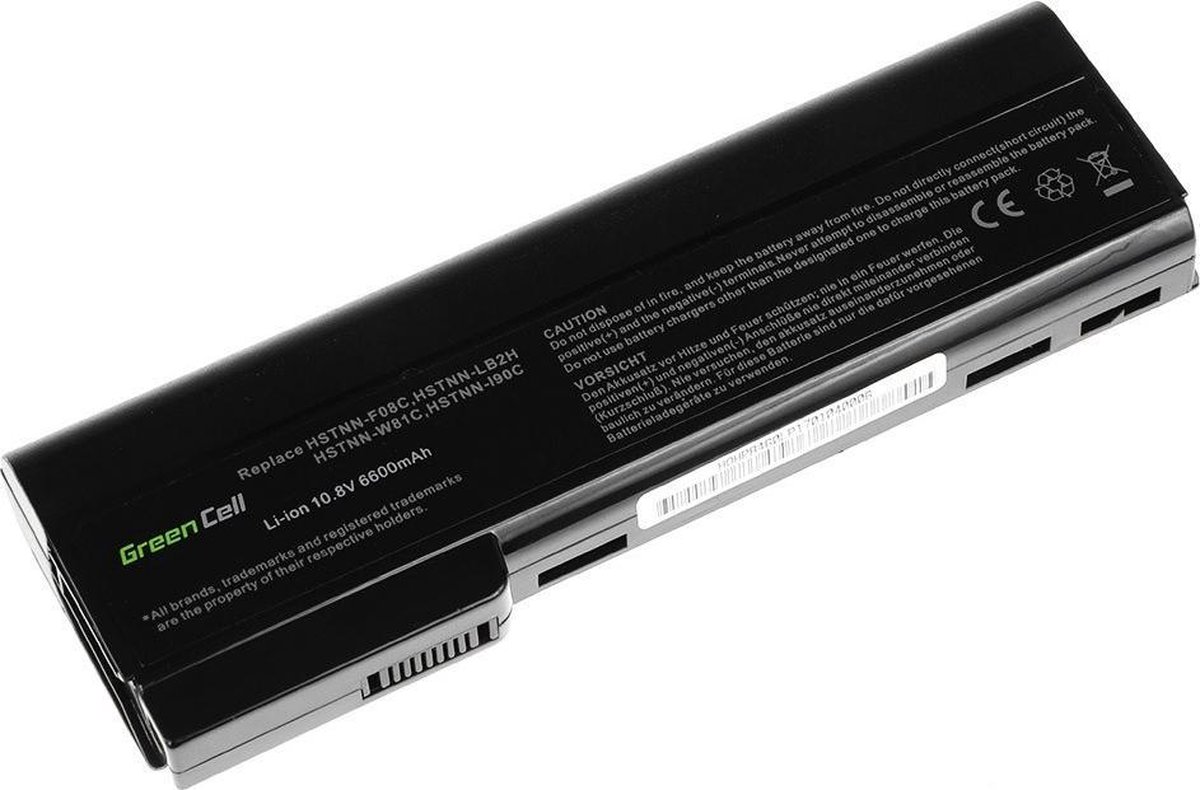 GREEN CELL Batterij voor HP EliteBook 8460p ProBook 6360b 6460b / 11,1V 6600mAh
