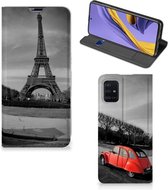 Book Cover Geschikt voor Samsung Galaxy A51 Eiffeltoren Parijs