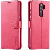 Xiaomi Redmi Note 8 Pro Hoesje - Luxe Book Case - Roze
