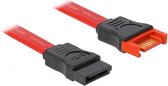 SATA data verlengkabel - plat - SATA600 - 6 Gbit/s / rood - 0,30 meter