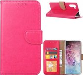 Xssive Hoesje voor Samsung Galaxy Note 10 - Book Case - Pink