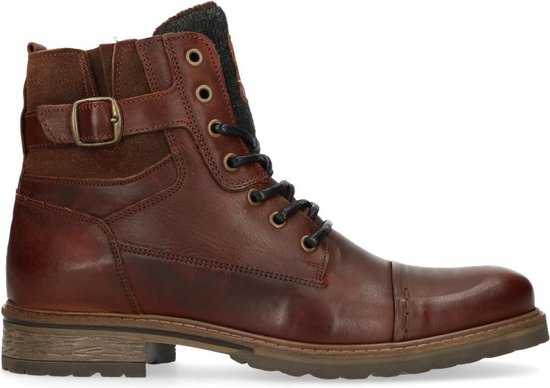 Sacha Heren Bruine leren veterboots Maat 43 Sacha Heren Bruine leren veterboots Maat 43