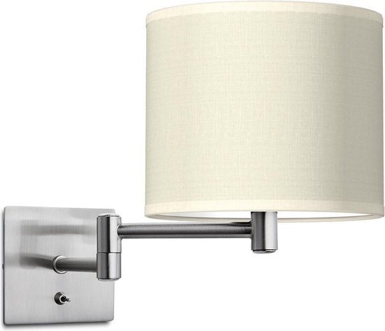 Home Sweet Home wandlamp Bling - wandlamp Swing inclusief lampenkap - lampenkap 20/20/17cm - geschikt voor E27 LED lamp - warm wit