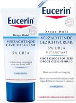 3 x Eucerin Verzachtende gezichtscreme 5% Urea Dagcrème - 50 ml - Voordeelverpakking