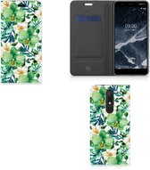 Nokia 5.1 (2018) Smart Cover Orchidee Groen