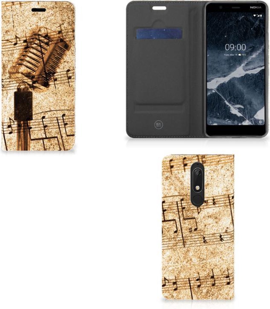 Nokia 5.1 (2018) Stand Case Bladmuziek