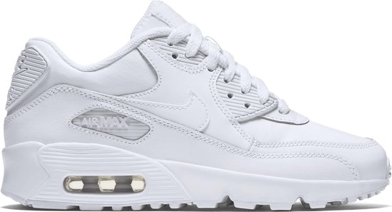Nike Air Max 90 Leather Sportschoenen - Maat 38 - Unisex - wit | bol.com