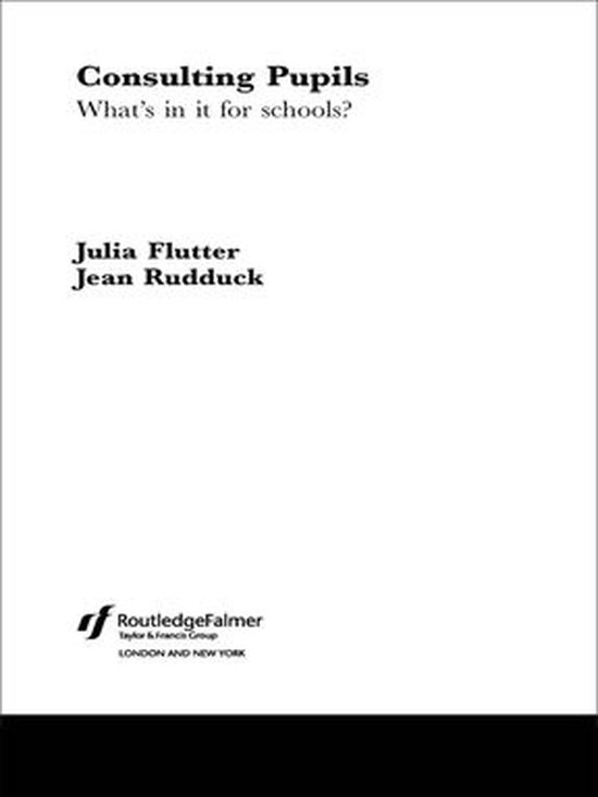 What's in it for schools? - Consulting Pupils - cover