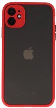 Kleurcombinatie Hard Case voor iPhone 11 Rood