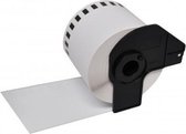 Print-Equipment Alternatief voor Brother Labelprinter tape DK-11207 58x58mm 100 labels