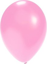 Mini ballon metallic Baby Roze 5 inch 100 stuks