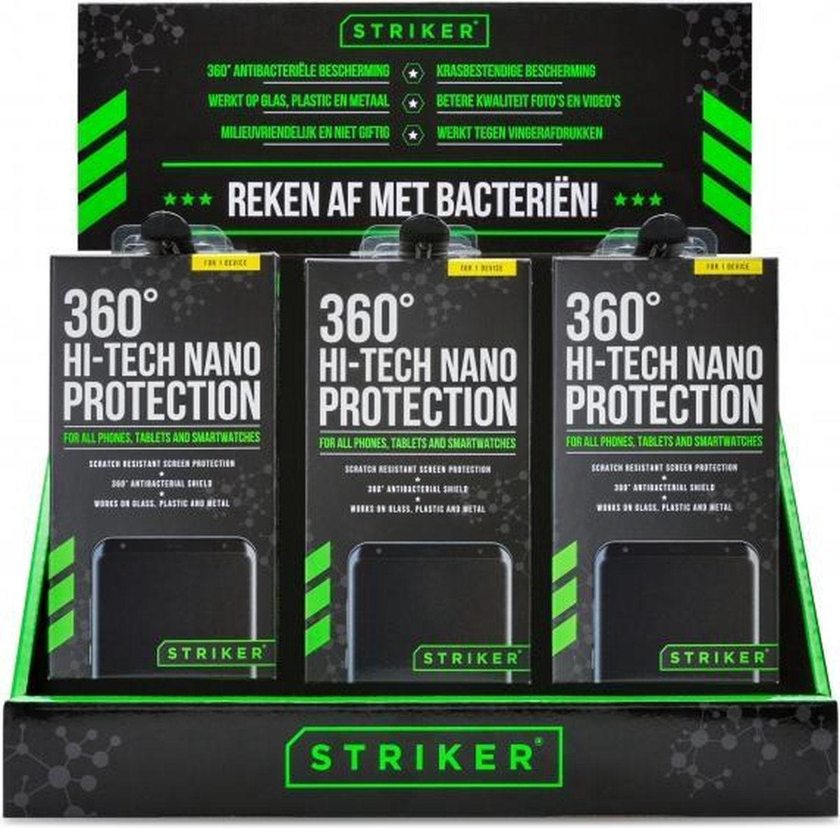 Striker 360 High Tech Nano Protection Display