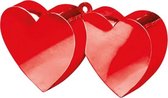 Ballongewicht Dubbel Hart Rood 150gr
