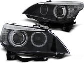 Koplampen - BMW E60/E61 2005-2007 - CCFL HID D1S dual projector - xenon - zwart