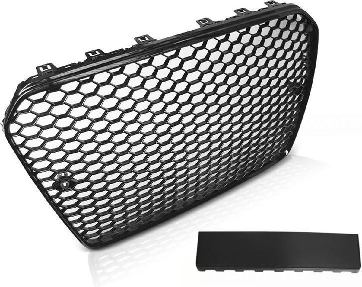 Grill geschikt voor AUDI A5 11-16 RS5 STIJL GLANZEND ZWART