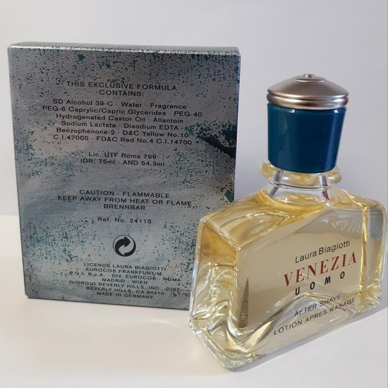 VENEZIA UOMO, Laura Biagiotti, After shave, 75 ml | bol.com