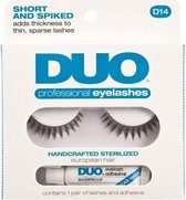 DUO - Professional Eyelashes D14 – Short and spiked
