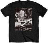 Lady Gaga Heren Tshirt -S- Joanne Piano Zwart