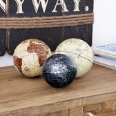 LOBERON Decoratieballen set van 3 World bont