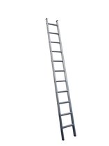 Eurostairs Enkele Ladder Recht 1x 28 sporten | 7 meter | 725 cm hoogte | Professioneel gebruik | 42/66 breedte | 18.9 kg