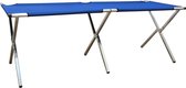 Verkoopstand verkooptafel 205x67x70 cm opvouwbaar in blauw, 205x67x70 cm