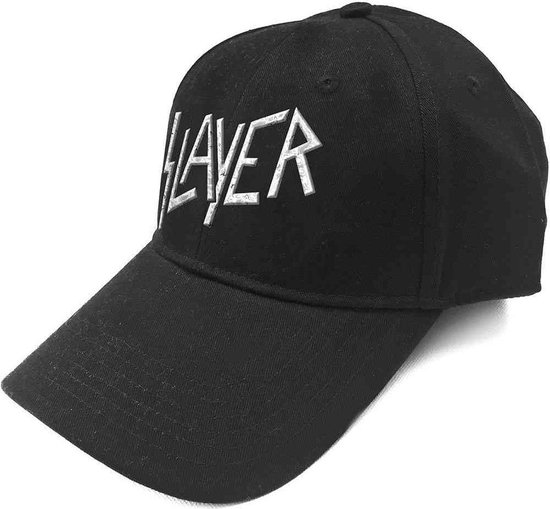 Slayer - Logo Sonic Silver Baseball pet - Zwart