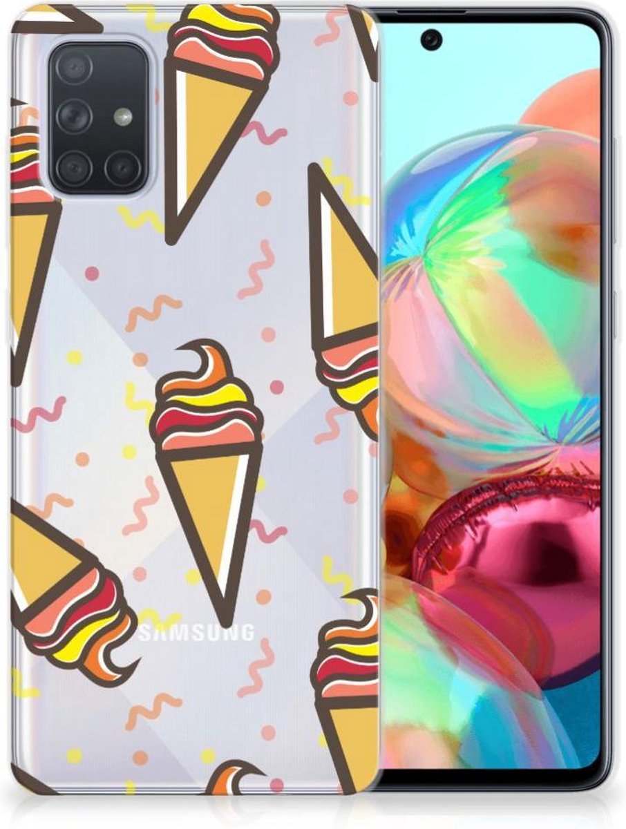 Samsung Galaxy A71 Siliconen Case Icecream