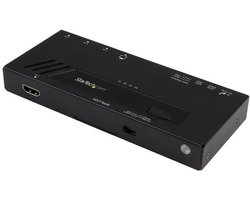 HDMI switch Startech VS421HD4KA Black