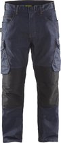 Blaklader Service werkbroek denim 1497-1141 - Marineblauw/Zwart - C62