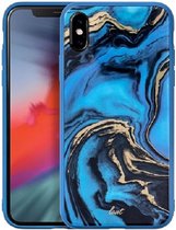 LAUT Mineral Glass iPhone Xs Blue