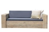 Wood4you - Loungebank Washington - Industrial wood - incl kussens 220 cm