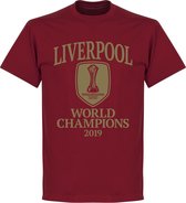 Liverpool World Club Champions 2019 T-shirt - Donker Rood - S