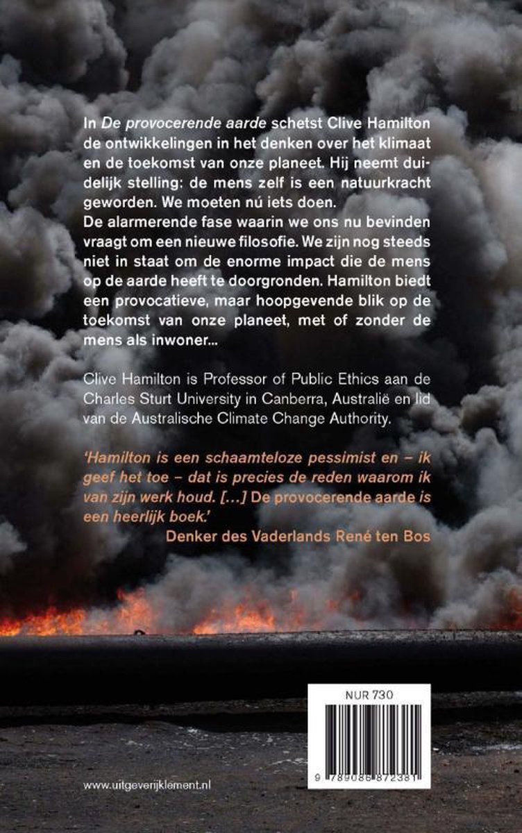 De provocerende aarde - back cover