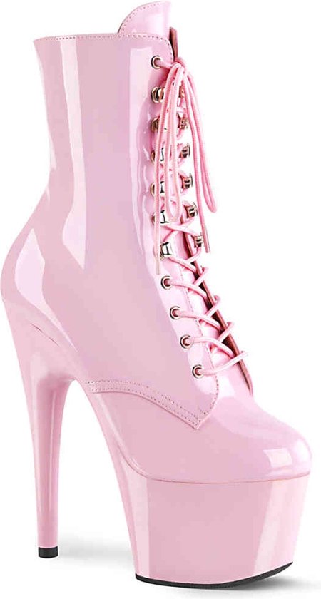 ADORE-1020 - (EU 42,5 = US 12) - 7 Heel, 2 3/4 PF Lace-Up Ankle